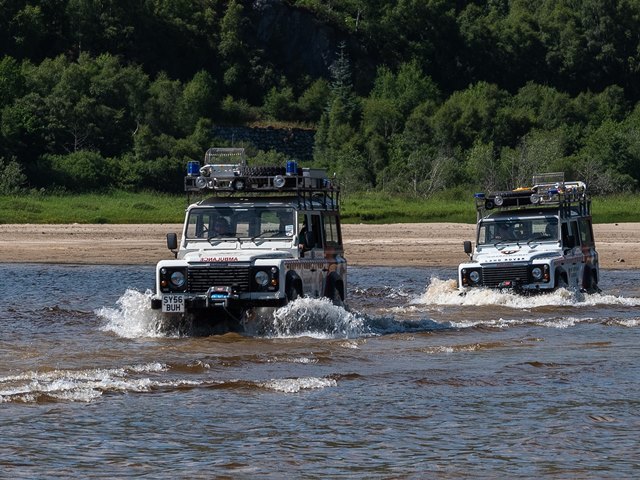 Mountain Rescue Team Land Rover